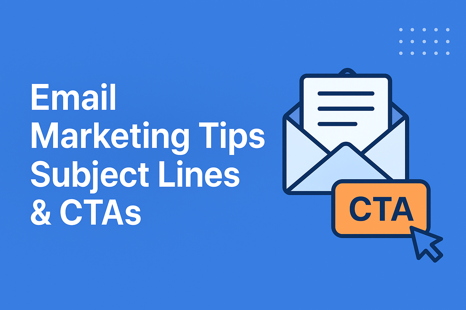 Email Marketing Tips: Subject Lines & CTAs